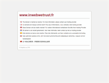 Tablet Screenshot of inwebwetrust.fr
